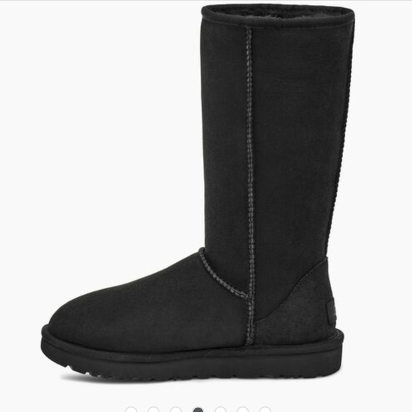 UGGs tall 12” boots black W7 - Picture 6 of 7
